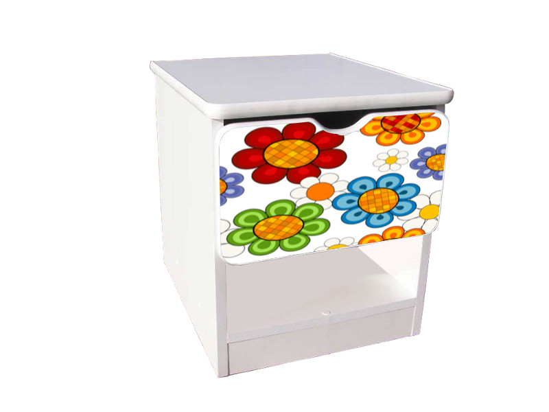 Becks nočný stolík Kvety mix